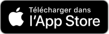 Badge télécharger l'App sur l'App Store